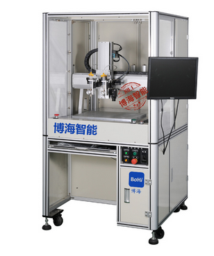 熱熔膠自動(dòng)點(diǎn)膠機(jī)噴膠呈波浪形怎么辦？